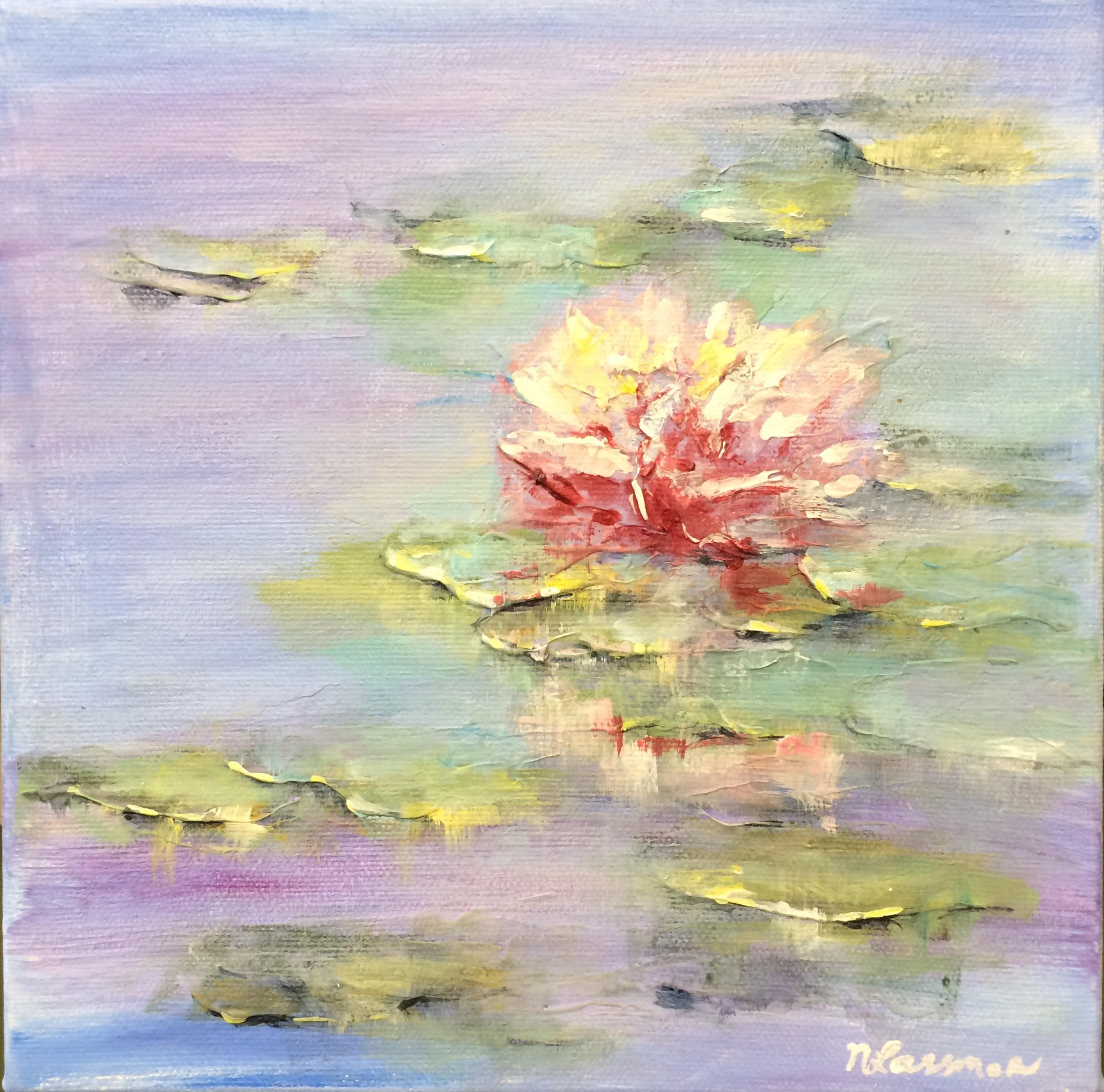 sweet lily monet image painting nadia Lassman art toronto
