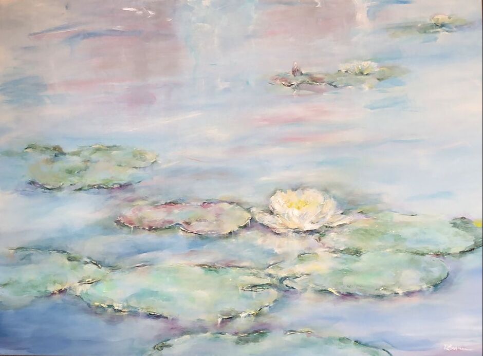 bellagio italy painting Nadia Lassman Toronto painter artist