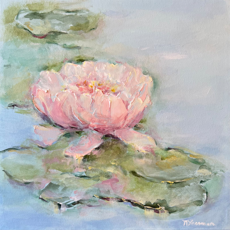 monet sweetness art painting lilies Nadia Lassman